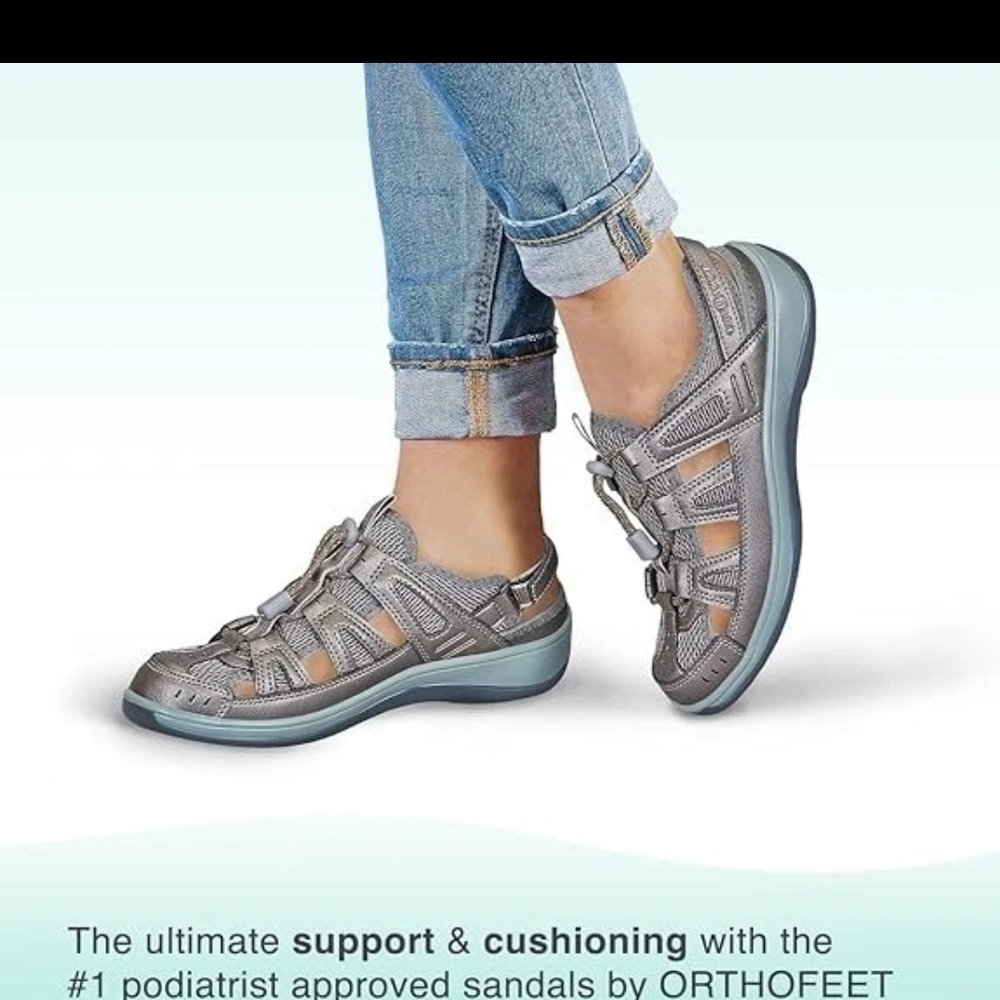OrthoFeet New Verona Sandals 11.5 Wide